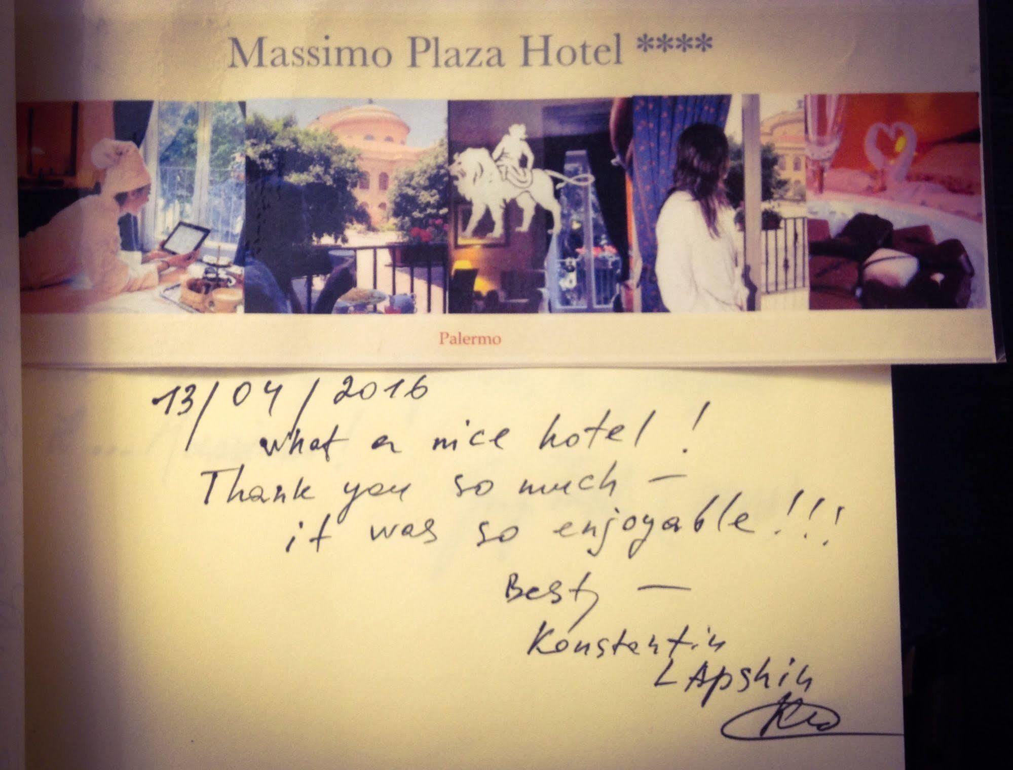Massimo Plaza Hotel Палермо Екстер'єр фото